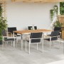 Conjunto de Comedor de Jardín 7 pcs Madera de Acacia Sólida en Mesas de jardín | Comprar online en Foru.es