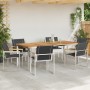 Conjunto de Comedor de Jardín 7 pcs Madera de Acacia Sólida en Mesas de jardín | Comprar online en Foru.es