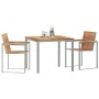 Conjunto de Comedor de Jardín 3 pcs Madera de teca maciza en Mesas de jardín | Comprar online en Foru.es