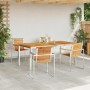 Conjunto de Comedor de Jardín 5 pcs Madera de teca maciza en Mesas de jardín | Comprar online en Foru.es