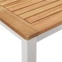 Conjunto de Comedor de Jardín 7 pcs Madera de teca maciza en Mesas de jardín | Comprar online en Foru.es