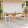 Conjunto de Comedor de Jardín 7 pcs Madera de teca maciza en Mesas de jardín | Comprar online en Foru.es