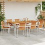 Conjunto de Comedor de Jardín 9 pcs Madera de teca maciza en Mesas de jardín | Comprar online en Foru.es