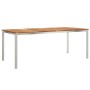 Conjunto de Comedor de Jardín 9 pcs Madera de teca maciza en Mesas de jardín | Comprar online en Foru.es