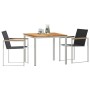 Conjunto de Comedor de Jardín 3 pcs Madera de teca maciza en Mesas de jardín | Comprar online en Foru.es