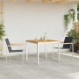 Conjunto de Comedor de Jardín 3 pcs Madera de teca maciza en Mesas de jardín | Comprar online en Foru.es