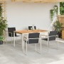 Conjunto de Comedor de Jardín 5 pcs Madera de teca maciza en Mesas de jardín | Comprar online en Foru.es