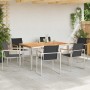 Conjunto de Comedor de Jardín 7 pcs Madera de teca maciza en Mesas de jardín | Comprar online en Foru.es