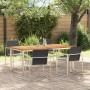 Conjunto de Comedor de Jardín 5 pcs Madera de teca maciza en Mesas de jardín | Comprar online en Foru.es