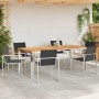 Conjunto de Comedor de Jardín 7 pcs Madera de teca maciza en Mesas de jardín | Comprar online en Foru.es