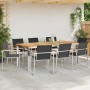Conjunto de Comedor de Jardín 9 pcs Madera de teca maciza en Mesas de jardín | Comprar online en Foru.es