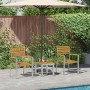 Conjunto de Comedor de Jardín 3 pcs Madera de Acacia Sólida en Sillas de jardín | Comprar online en Foru.es