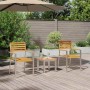 Conjunto de Comedor de Jardín 3 pcs Madera de Acacia Sólida en Sillas de jardín | Comprar online en Foru.es