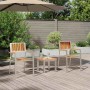 Conjunto de Comedor de Jardín 3 pcs Madera de Acacia Sólida en Sillas de jardín | Comprar online en Foru.es
