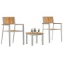 Conjunto de Comedor de Jardín 3 pcs Madera de teca maciza en Sillas de jardín | Comprar online en Foru.es