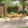 Silla de Jardín 6 pcs Aceite Natural Madera de Acacia Sólida en Sillas de jardín | Comprar online en Foru.es