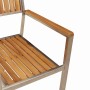 Silla de Jardín 6 pcs Marrón Madera de teca maciza en Sillas de jardín | Comprar online en Foru.es
