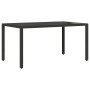 Conjunto de Comedor de Jardín 7 pcs Negro ratán sintético en Sillas de jardín | Comprar online en Foru.es