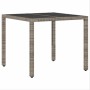 Conjunto de Comedor de Jardín 3 pcs Gris ratán sintético en Sillas de jardín | Comprar online en Foru.es