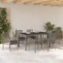 Conjunto de Comedor de Jardín 7 pcs Gris ratán sintético en Sillas de jardín | Comprar online en Foru.es