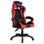 Silla gaming con luces LED RGB cuero sintético rojo y negro en Sillas de oficina | Comprar online en Foru.es