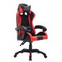 Silla gaming con luces LED RGB cuero sintético rojo y negro en Sillas de oficina | Comprar online en Foru.es