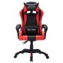 Silla gaming con luces LED RGB cuero sintético rojo y negro en Sillas de oficina | Comprar online en Foru.es