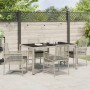 Conjunto de Comedor de Jardín 5 pcs Gris Claro ratán sintético en Sillas de jardín | Comprar online en Foru.es