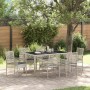 Conjunto de Comedor de Jardín 7 pcs Gris Claro ratán sintético en Sillas de jardín | Comprar online en Foru.es