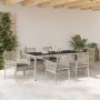 Conjunto de Comedor de Jardín 7 pcs Gris Claro ratán sintético en Sillas de jardín | Comprar online en Foru.es