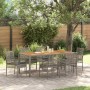 Conjunto de Comedor de Jardín 7 pcs Gris ratán sintético en Sillas de jardín | Comprar online en Foru.es