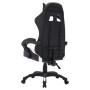 Silla gaming con luces LED RGB cuero sintético blanco y negro en Sillas de oficina | Comprar online en Foru.es