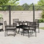 Conjunto de Comedor de Jardín 5 pcs Negro ratán sintético en Sillas de jardín | Comprar online en Foru.es