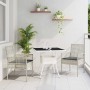 Conjunto de Comedor de Jardín 3 pcs Gris Claro ratán sintético en Sillas de jardín | Comprar online en Foru.es