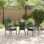 Conjunto de Comedor de Jardín 3 pcs Negro ratán sintético en Sillas de jardín | Comprar online en Foru.es