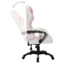 Silla gaming con luces LED RGB cuero sintético rosa y negro en Sillas de oficina | Comprar online en Foru.es
