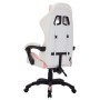 Silla gaming con luces LED RGB cuero sintético rosa y negro en Sillas de oficina | Comprar online en Foru.es