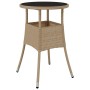 Conjunto de Comedor de Jardín 5 pcs Beige ratán sintético en Sillas de jardín | Comprar online en Foru.es