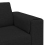 Sofá de sala Negro 250 x 77 x 76 cm Poliéster en Sofás | Comprar online en Foru.es