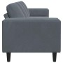 Sofá de sala Gris oscuro 250 x 77 x 76 cm en Sofás | Comprar online en Foru.es
