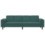 Sofá de sala Verde oscuro 250 x 77 x 76 cm en Sofás | Comprar online en Foru.es