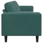 Sofá de sala Verde oscuro 250 x 77 x 76 cm en Sofás | Comprar online en Foru.es