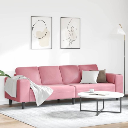 Sofá de sala Rosa 250 x 77 x 76 cm en Sofás | Comprar online en Foru.es