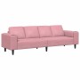 Sofá de sala Rosa 250 x 77 x 76 cm en Sofás | Comprar online en Foru.es