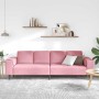 Sofá de sala Rosa 250 x 77 x 76 cm en Sofás | Comprar online en Foru.es