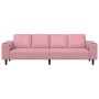 Sofá de sala Rosa 250 x 77 x 76 cm en Sofás | Comprar online en Foru.es