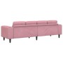 Sofá de sala Rosa 250 x 77 x 76 cm en Sofás | Comprar online en Foru.es