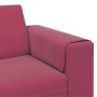 Sofá de sala Rojo vino 250 x 77 x 76 cm en Sofás | Comprar online en Foru.es