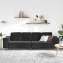 Sofá de sala Negro 250 x 77 x 76 cm en Sofás | Comprar online en Foru.es