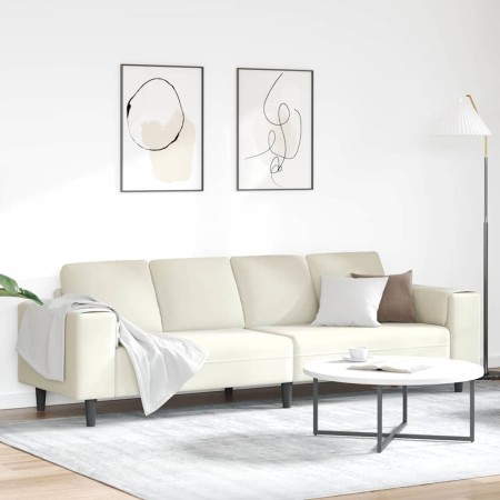 Sofá de sala Crema 250 x 77 x 76 cm en Sofás | Comprar online en Foru.es